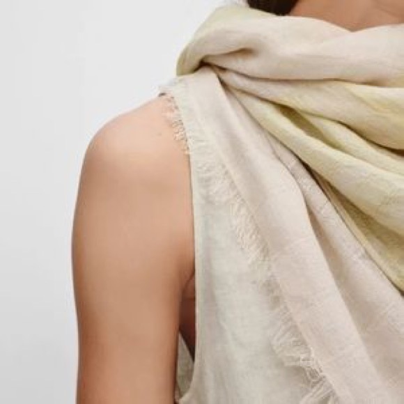 Aritzia Wilfred NWT Deco Pop Blanket Scarf - Picture 4 of 8